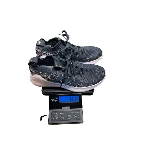 Adidas Womens Purebounce+ Running Shoes Gray Low Top Lace Up Mesh 9.5M - Picture 8 of 8